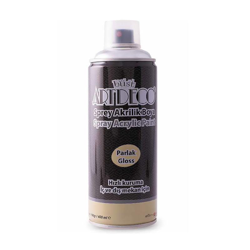 Artdeco Akrilik Sprey Boya Siyah 400 Ml