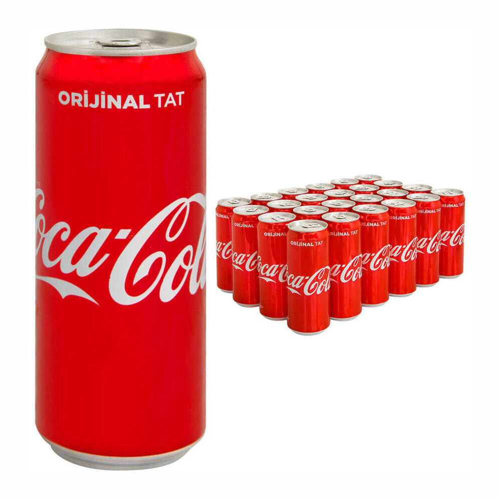 Coca Cola Kutu 330 Ml 24 Lü
