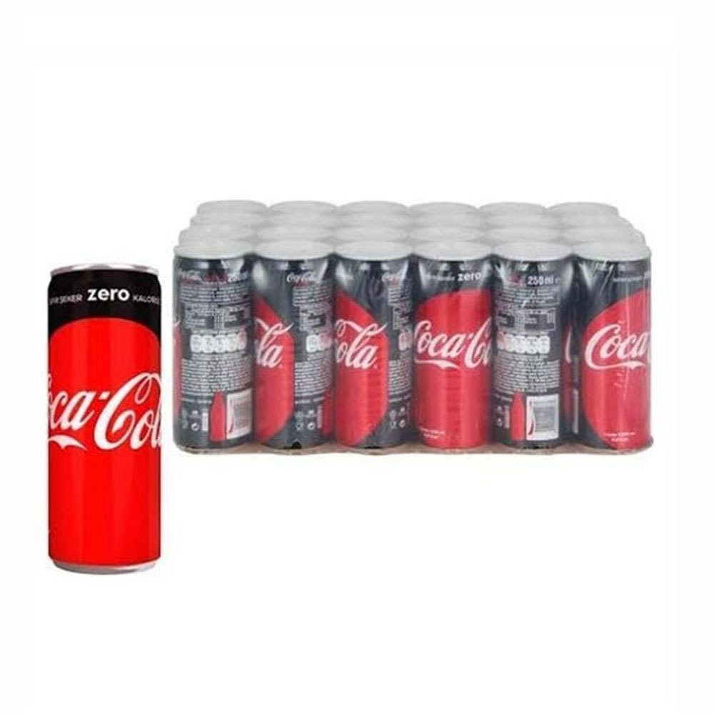 Coca Cola Zero Kutu 330 Ml 24 Lü