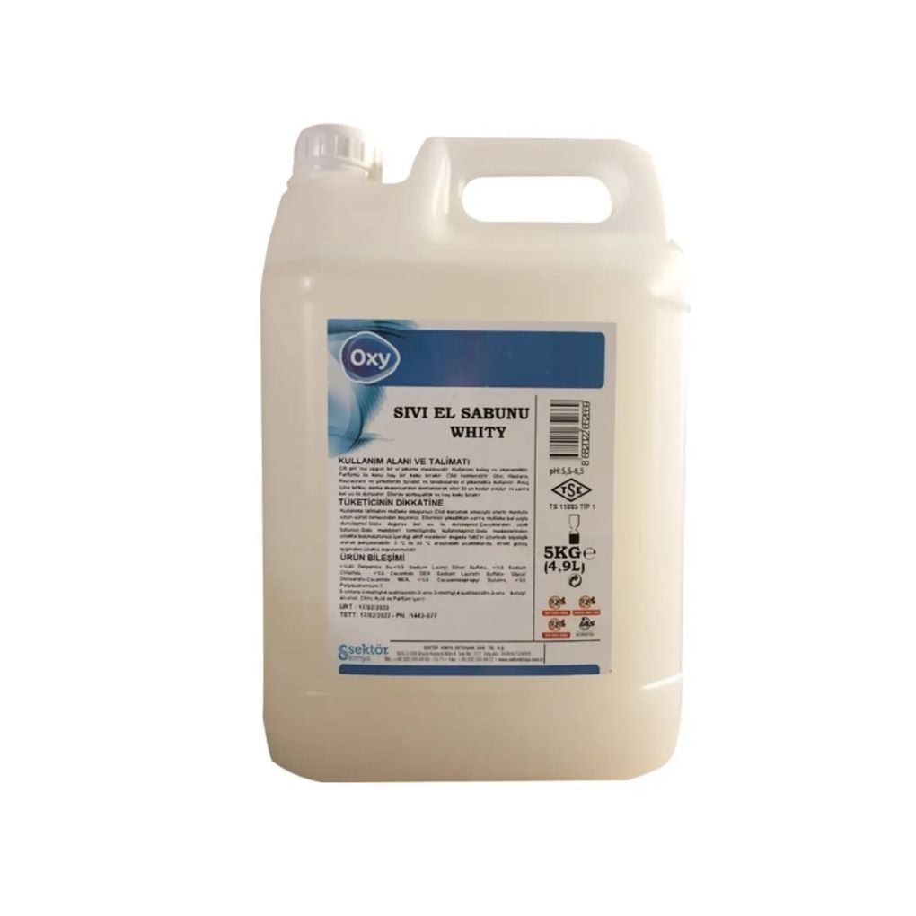 Oxy Sıvı El Sabunu Beyaz 5 Litre