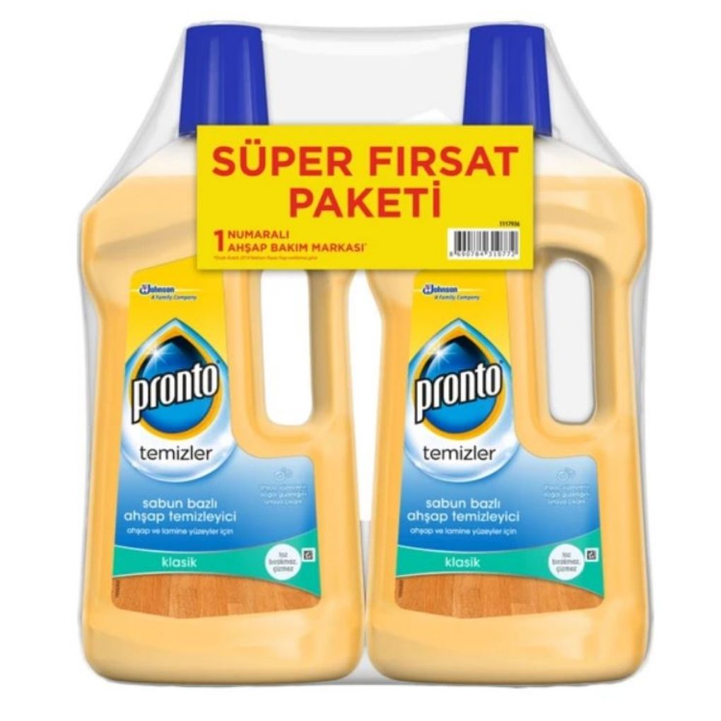 Pronto Ahşap Temizleyici 2 Li Promosyon Paket 2X750 Ml
