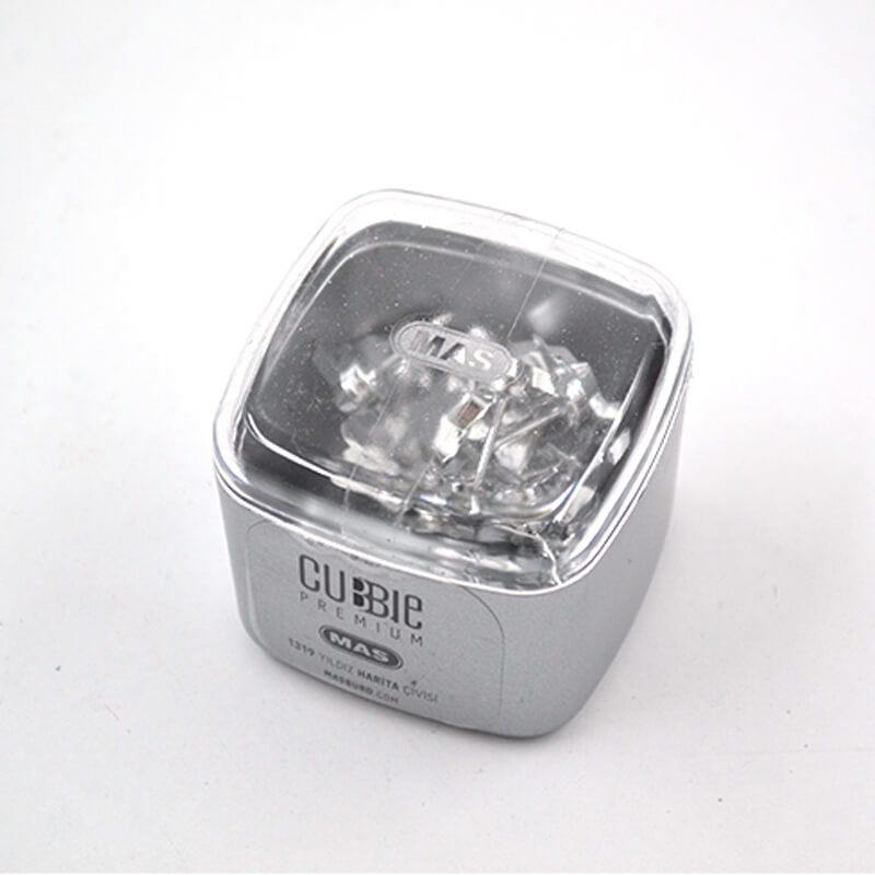 Mas 1319 Cubbie Premium Yıldız Harita Çivisi Silve