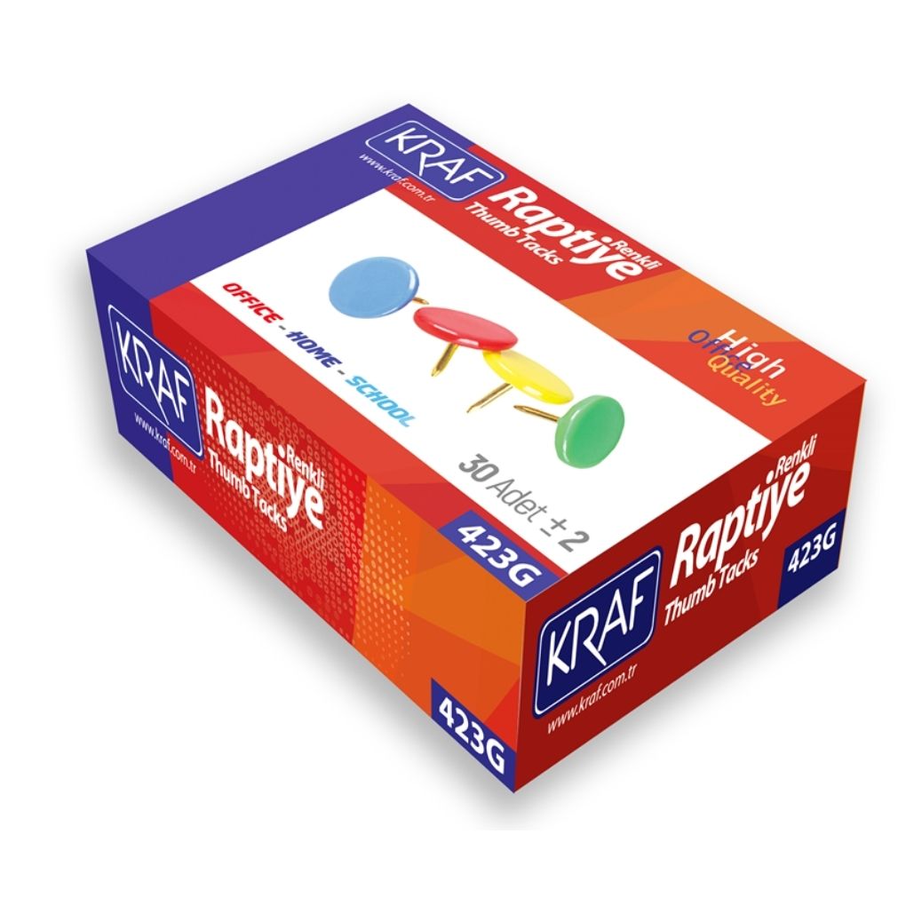 Kraf Raptiye Renkli 423G