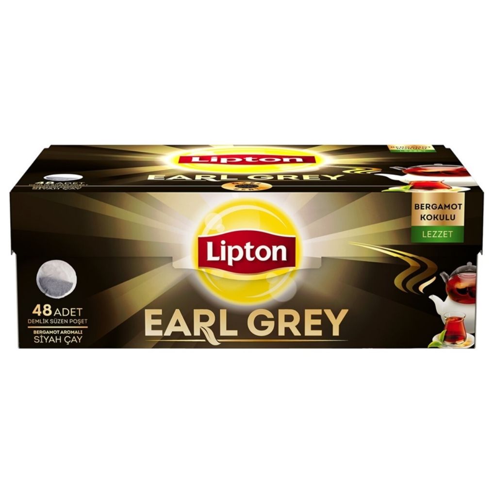 Lipton Earl Grey Demlik Poşet Çay 48\'Li