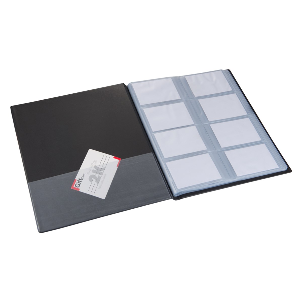 2K Kartvizit Albümü 8 Sıralı 320 Kartlık Business Card Album 23x26,5 cm Dikişli