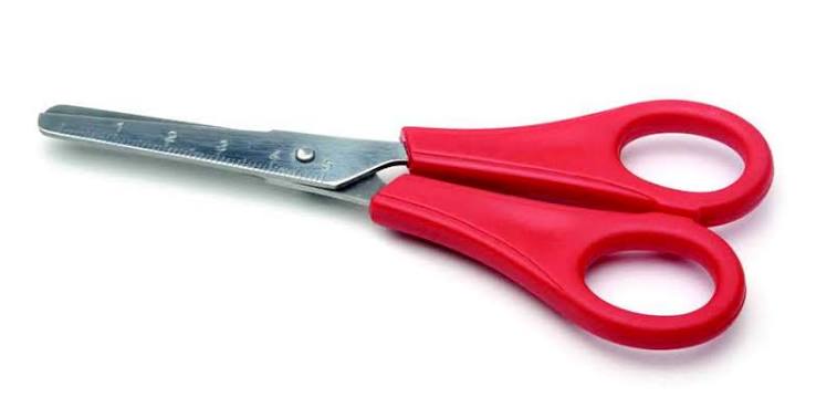 Mas 705 12.5 cm Küt Uçlu Cetvelli Makas