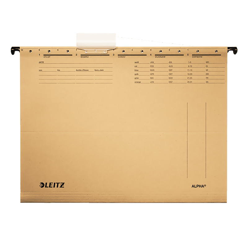 Leıtz 1915-30 Alpha Askılı Dosya Telsiz Kraft 10Lu