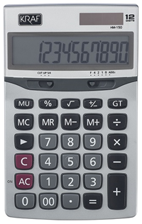Kraf Hesap Makinesi Masaüstü 12 Hane Hm-150