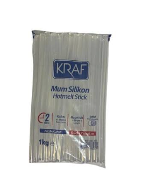 Kraf Silikon Şeffaf 30Cm Kalın 1 Kg 4011