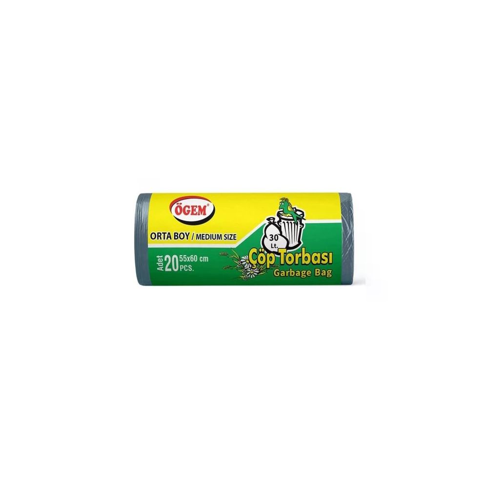 Ögem Orta Boy Orta Boy Çöp Torbası 55x60 Siyah
