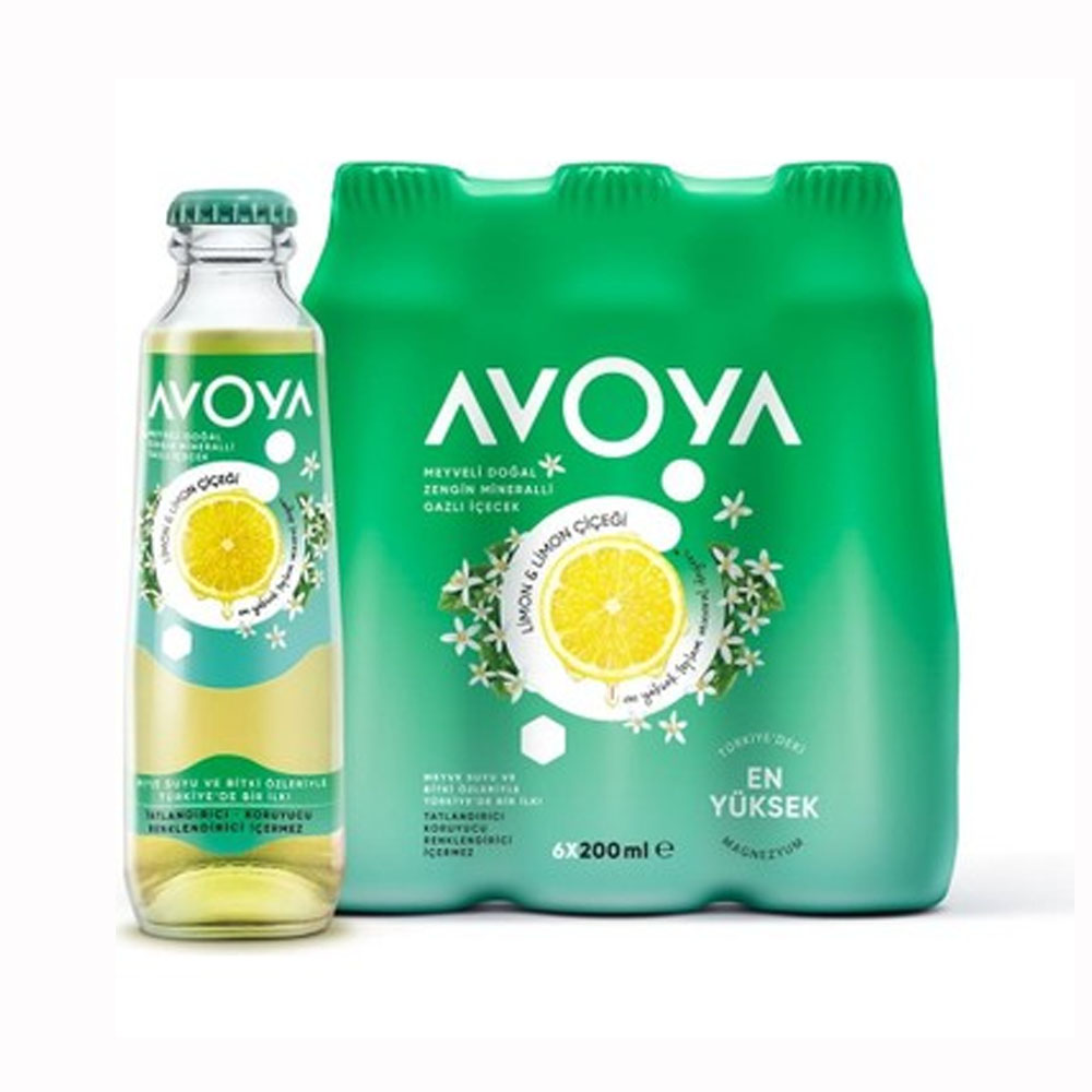 Avoya 200 Ml Limonlu Soda 24 Lü