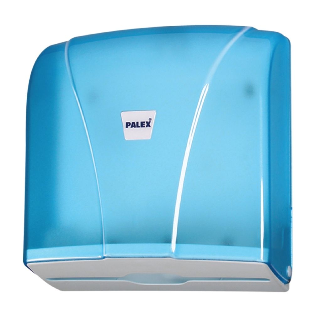 Palex Z Katlı Kağıt Havlu Dispenseri 3464-1 Şeffaf -Mavi #2