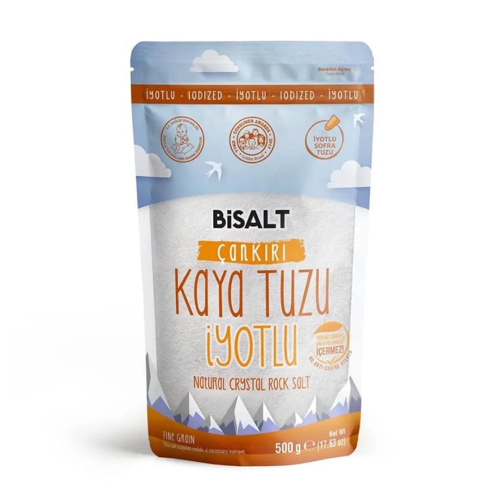 BiSALT Çankırı Kaya Tuzu İnce İyotlu 500g