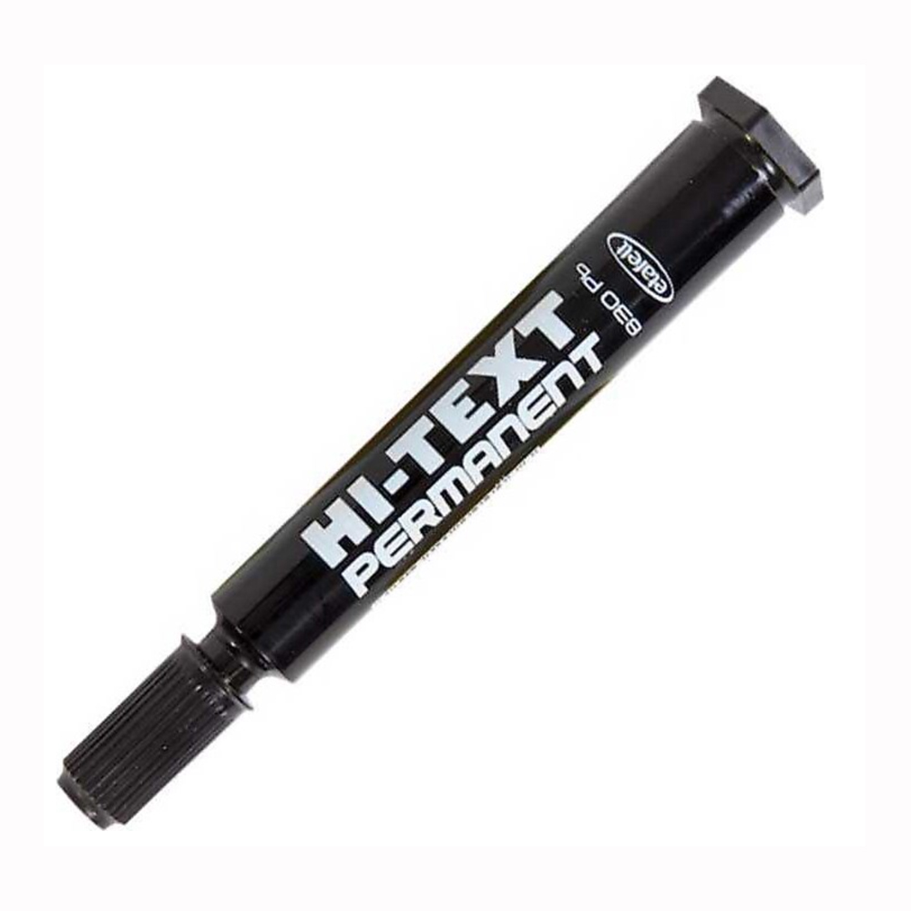 Hı-Text Permanent Marker Yuvarlak Uç 830Pbs Siyah Koli Kalemi