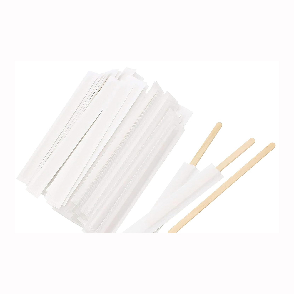 Sargılı tahta karıştırıcı 11 cm 500 adet #2