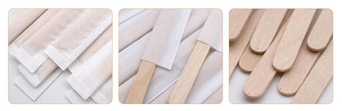 Sargılı tahta karıştırıcı 11 cm 500 adet #5