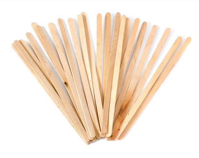 Tahta Ahşap Karıştırıcı 14 Cm 400 Adet #2