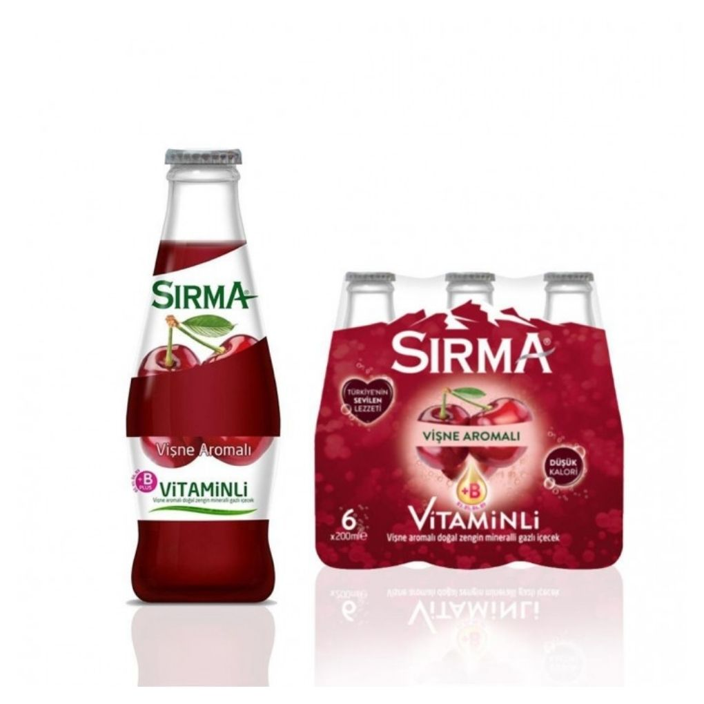 Sırma Soda Vişneli 200 Ml 24lü