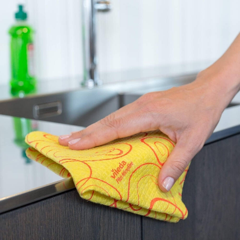 Vileda Bez Sarı Temizlik Bezi 5 Li (%30 Mikrofiberli) 172640 #2