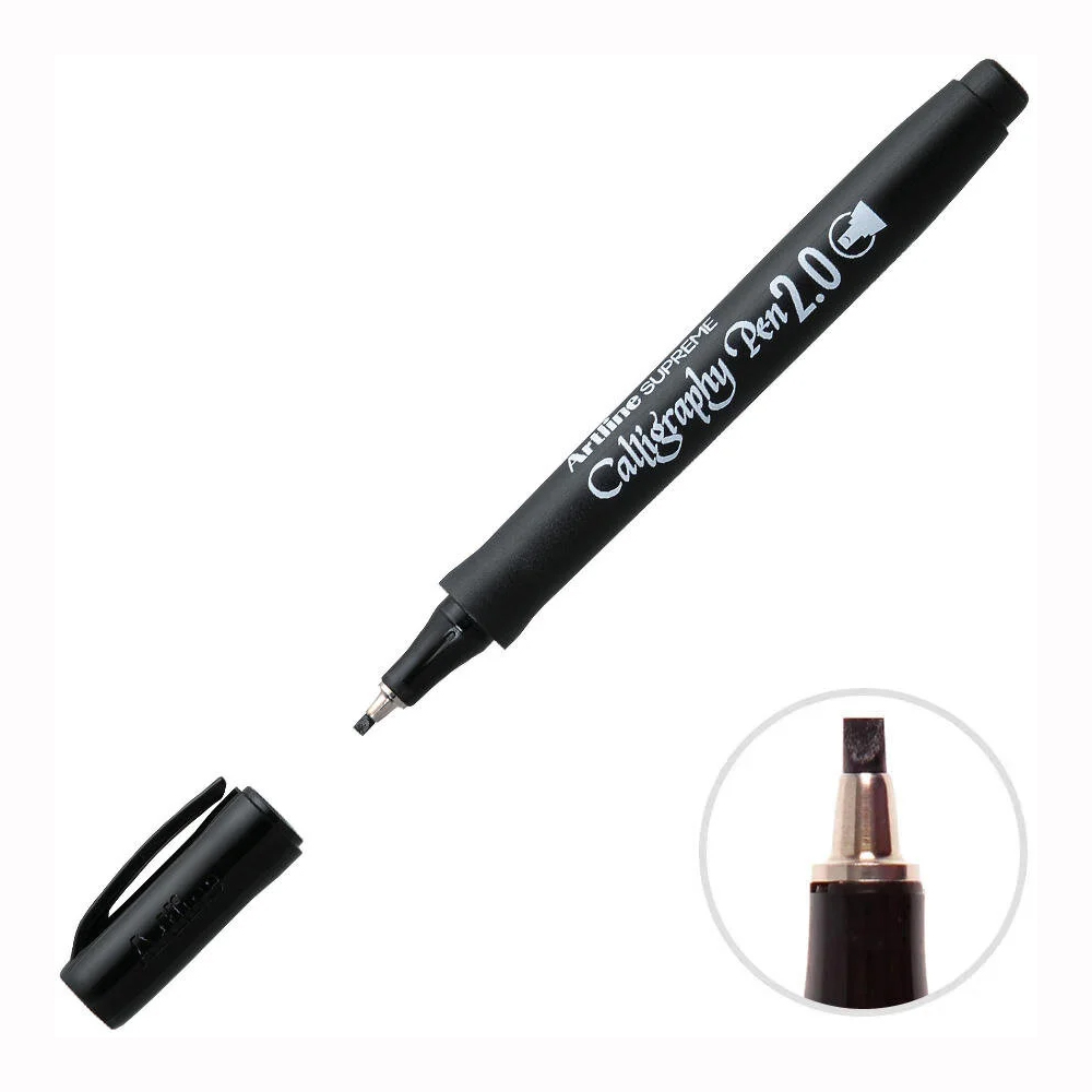 Artline Epf-242 Supreme Kaligrafi Kalemi 2 mm Siyah