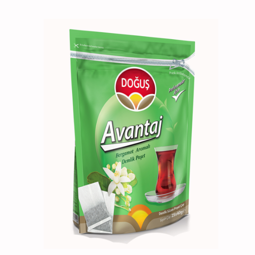 Doğuş Avantaj Bergamot Aromalı Demlik Poşet Çay 25X40 Gr