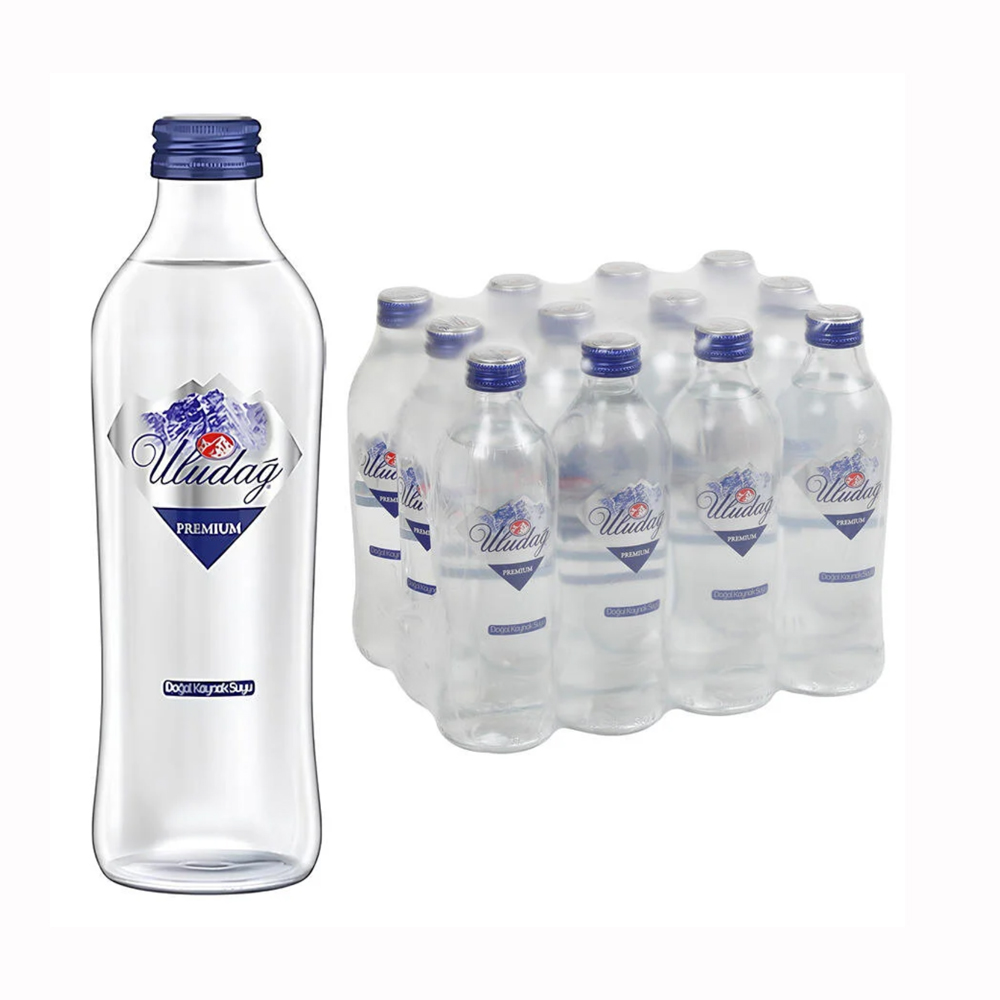Uludağ Premium Su 0,33 lt Cam Şişe 12\'li