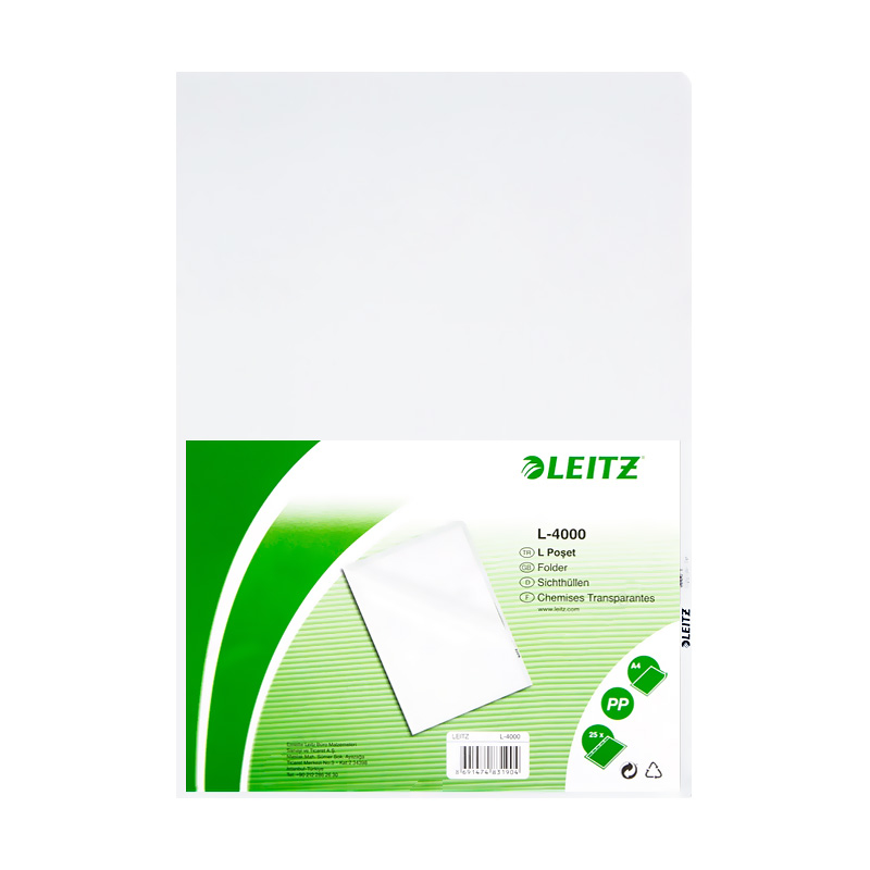 Leitz 4000T L Poşet Dosya 100Lü