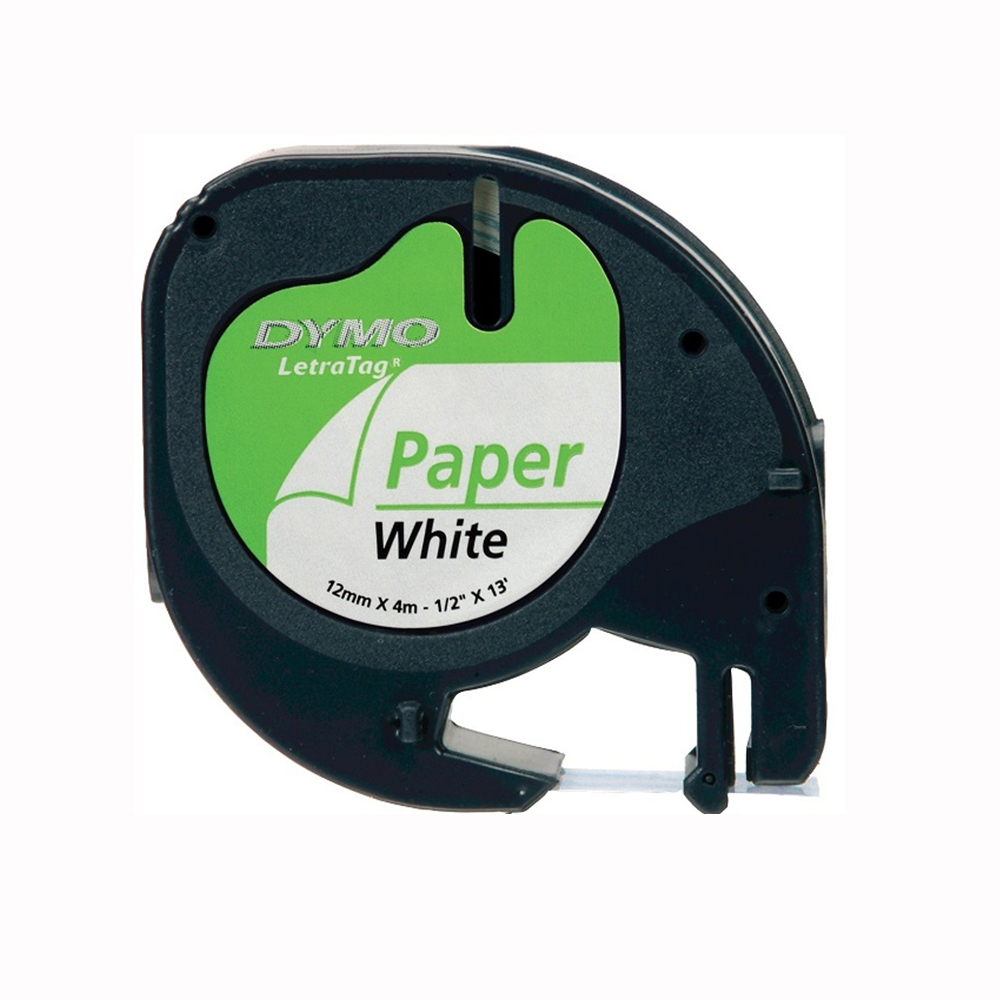 Dymo Şerit Letratag Kağıt 12Mm X 4Mt Beyaz 721510 59421
