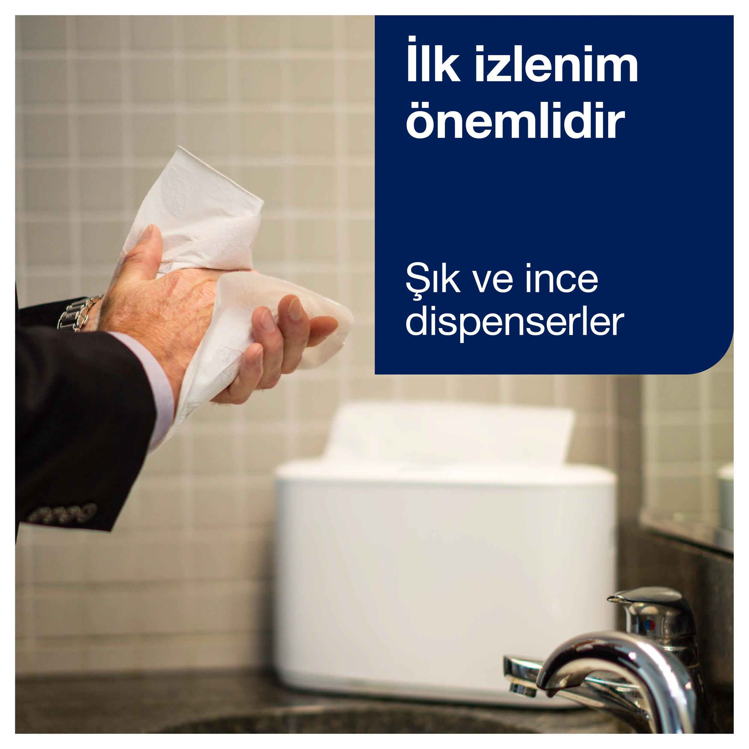 Tork 552200 Xpress® Z Katlı Havlu Dispenseri Masaüstü Beyaz #5