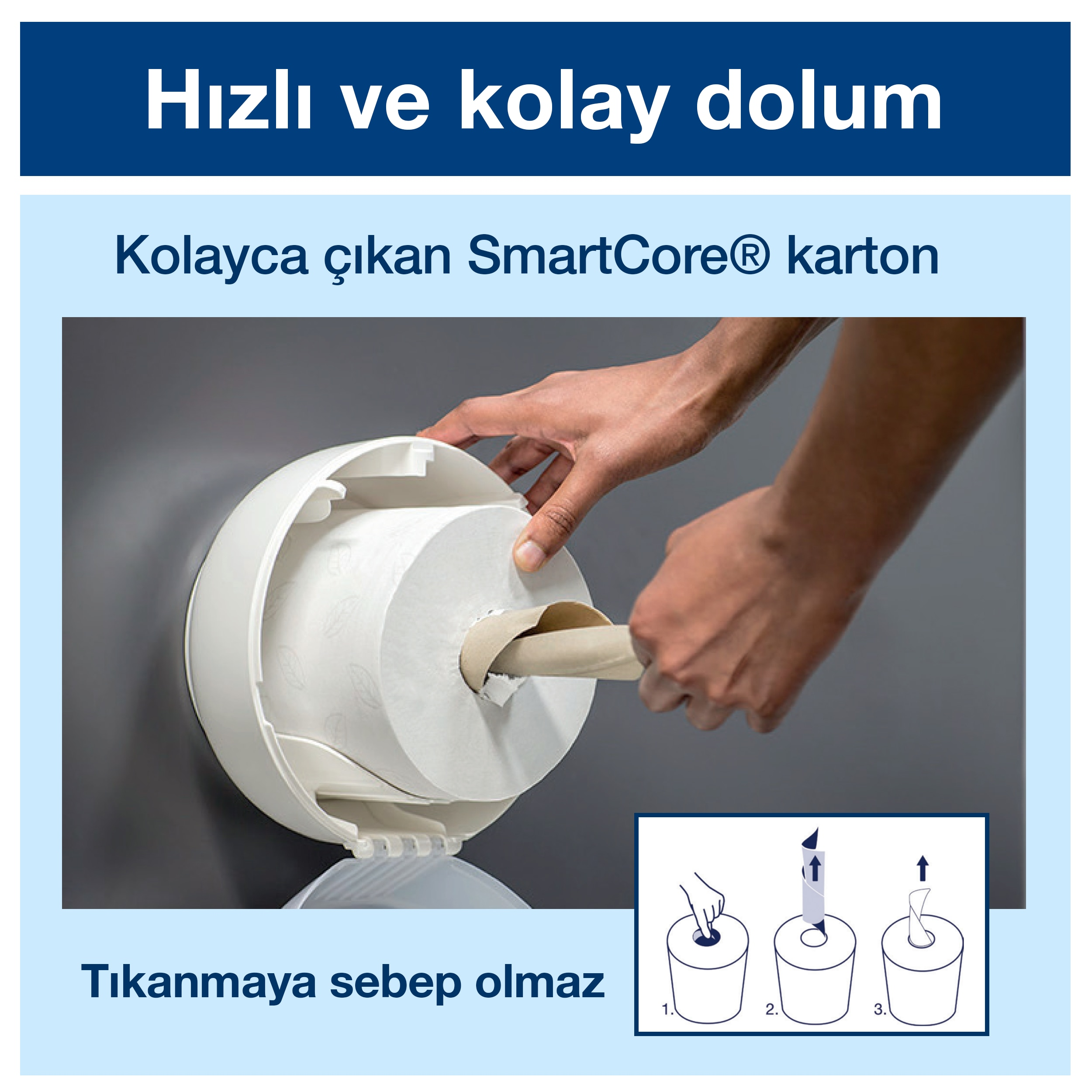 Tork 681008 Smartone Mini Dispenseri Siyah #3