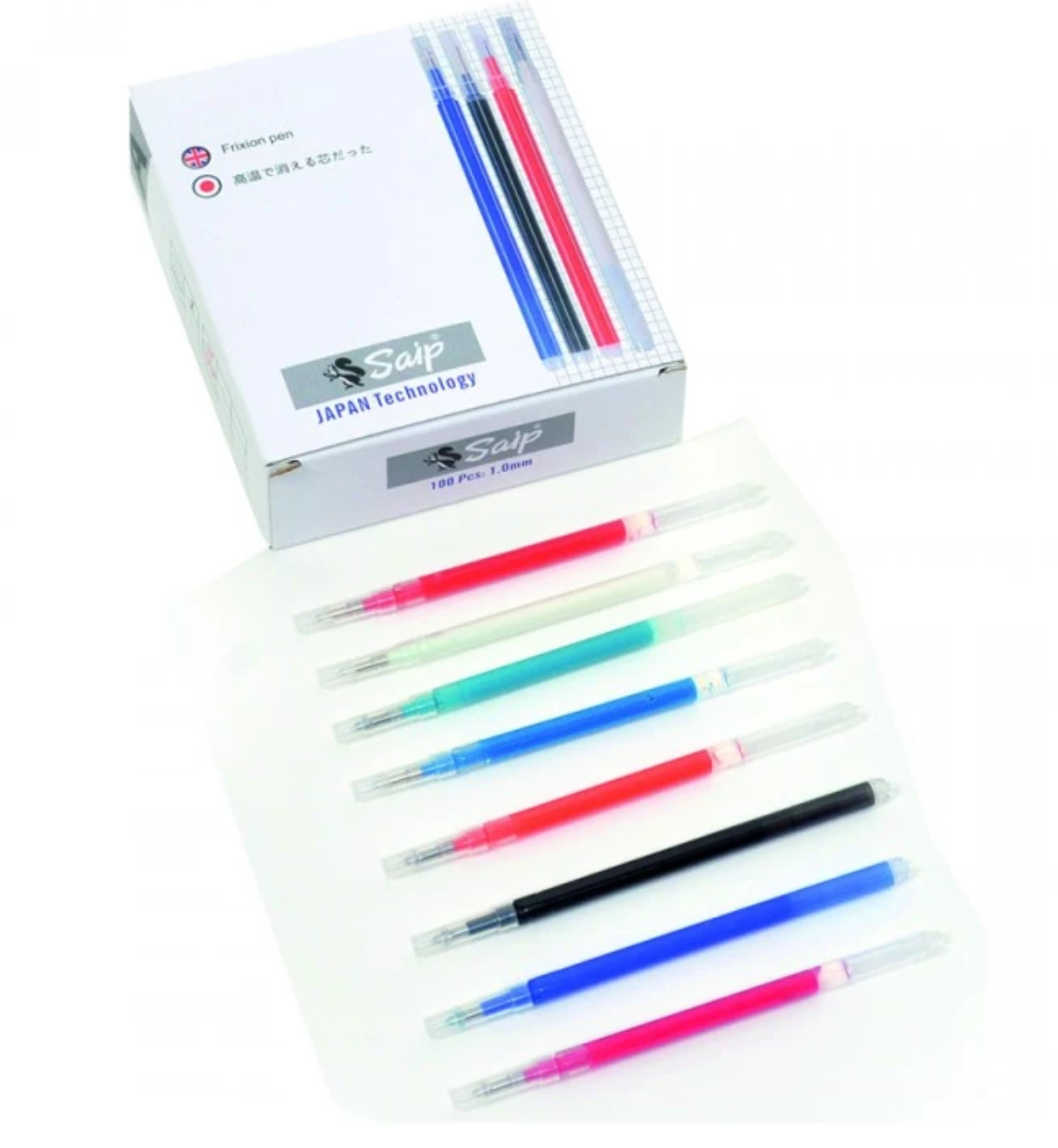 Frixion Isı İle Uçan Kalem Yedeği Kalın (100\'Lük Kutu) Siyah