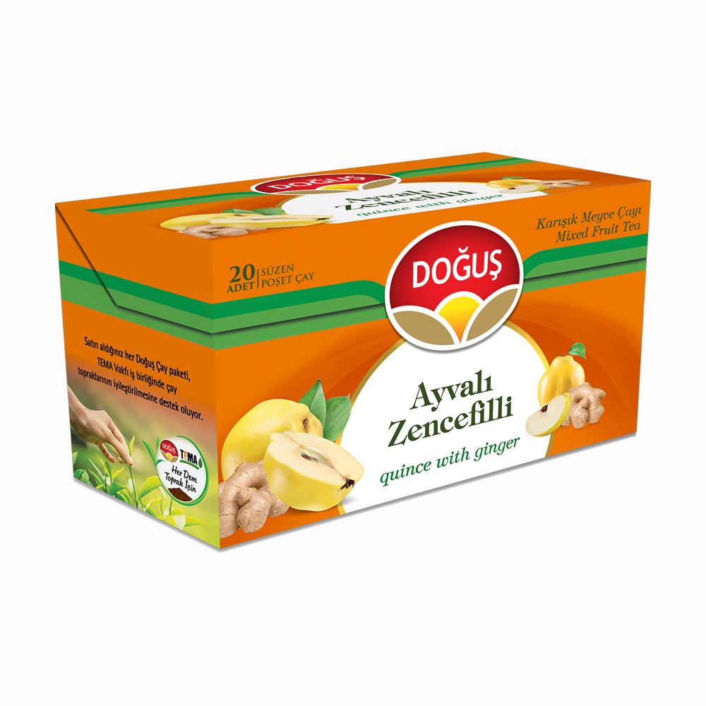 Doğuş Bitki Çayı Ayvalı Zencefilli  20 Li