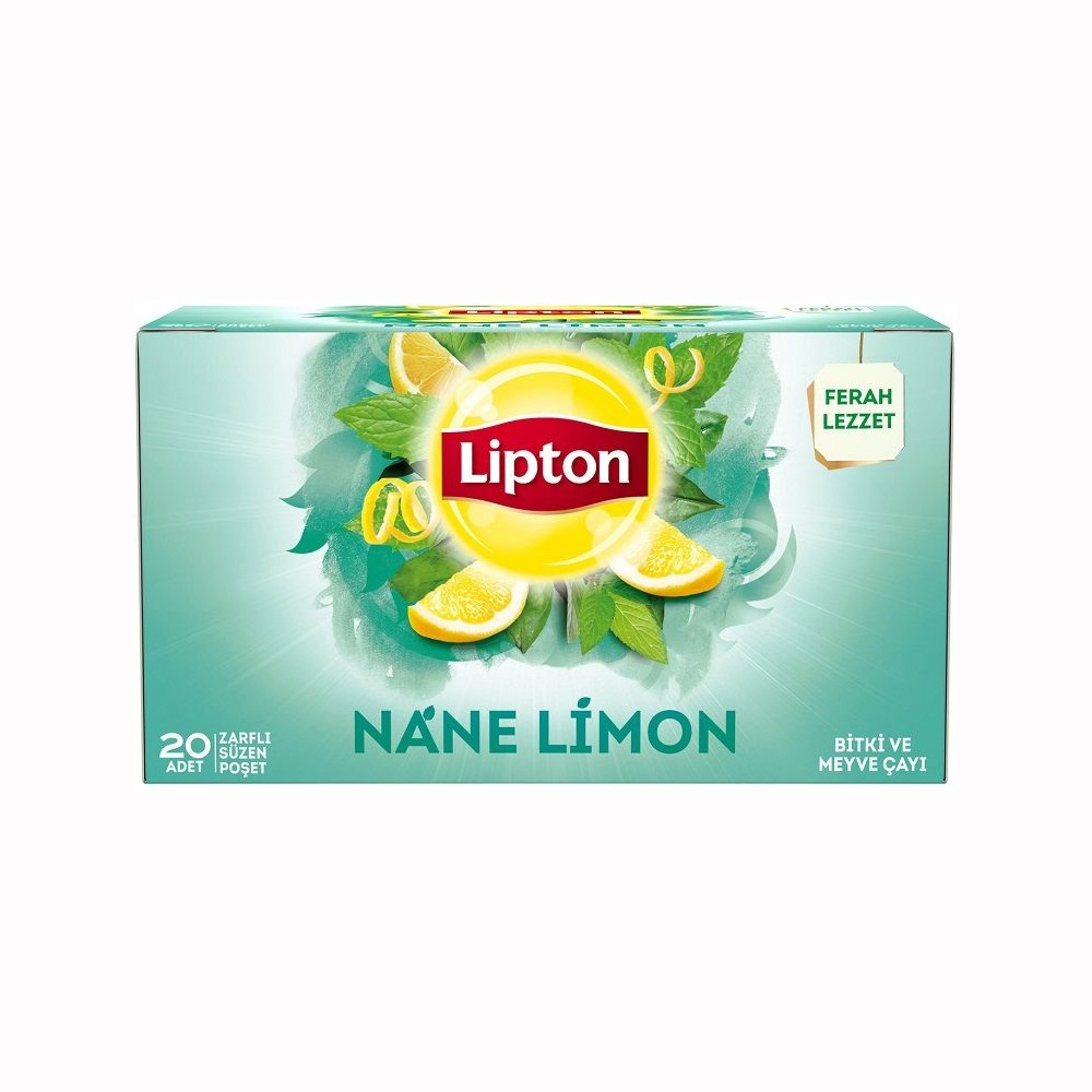 Lipton Bitki Çayı Nane Limon 20 Li
