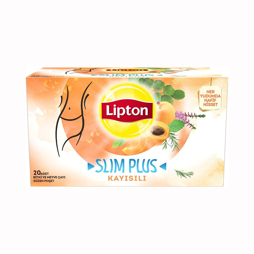 Lipton Bitki Çayı Slim Plus Kayısılı 20 Li