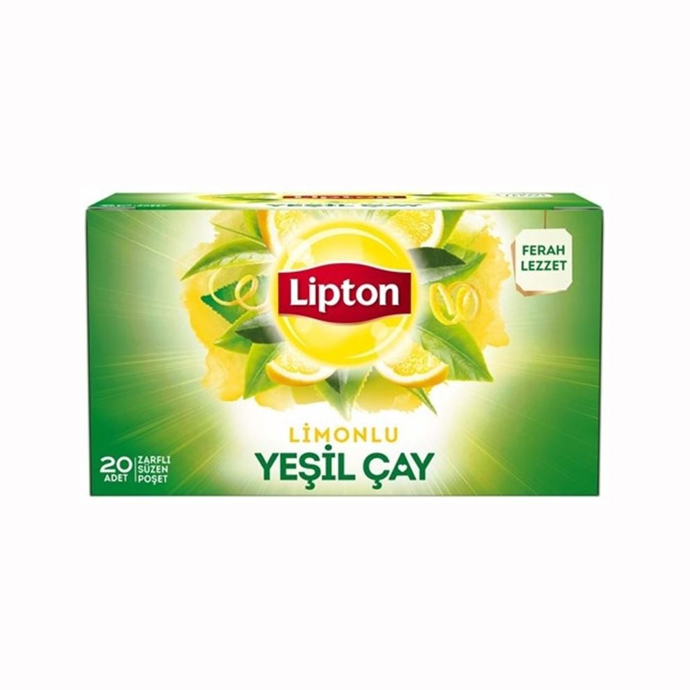 Lipton Bitki Çayı Yeşil Çay Limonlu 20 Li