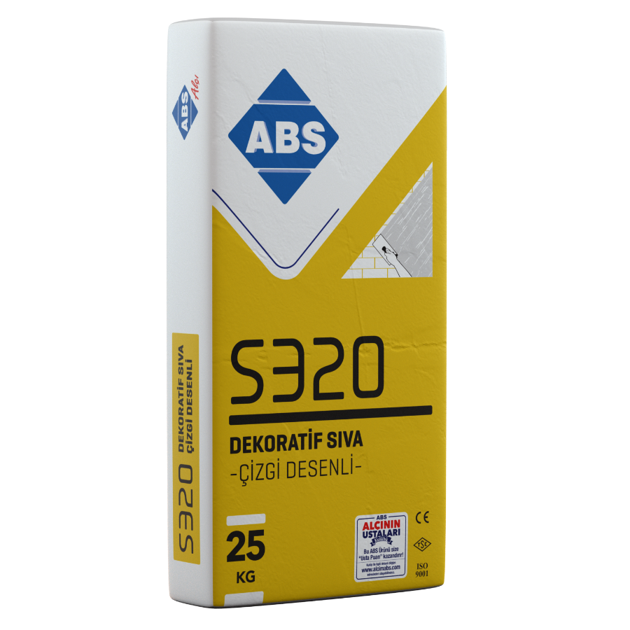 ABS Isı Yalıtım Mantolama Çizgili Dekoratif 25KG S320