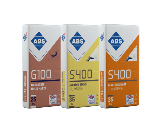 ABS Hazır Sıva & Makine Sıvası 35KG S400