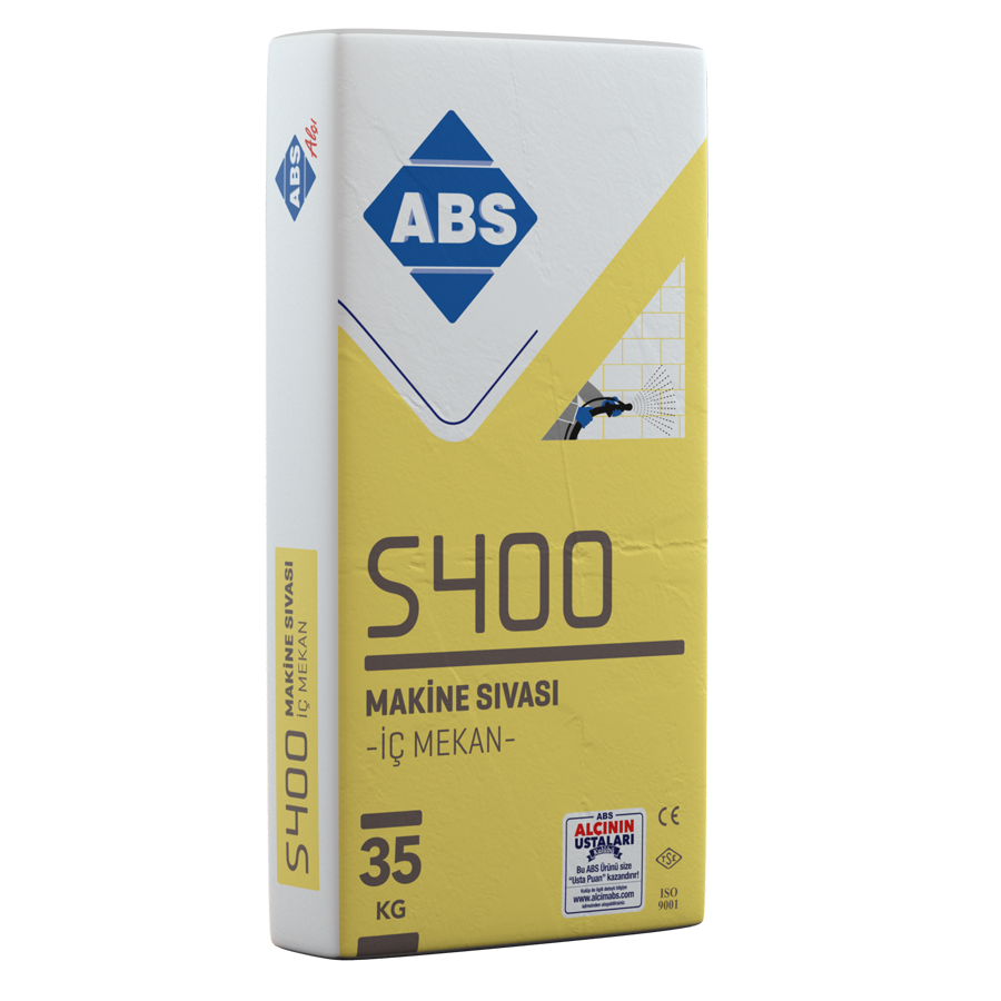 ABS Hazır Sıva & Makine Sıvası 35KG S400