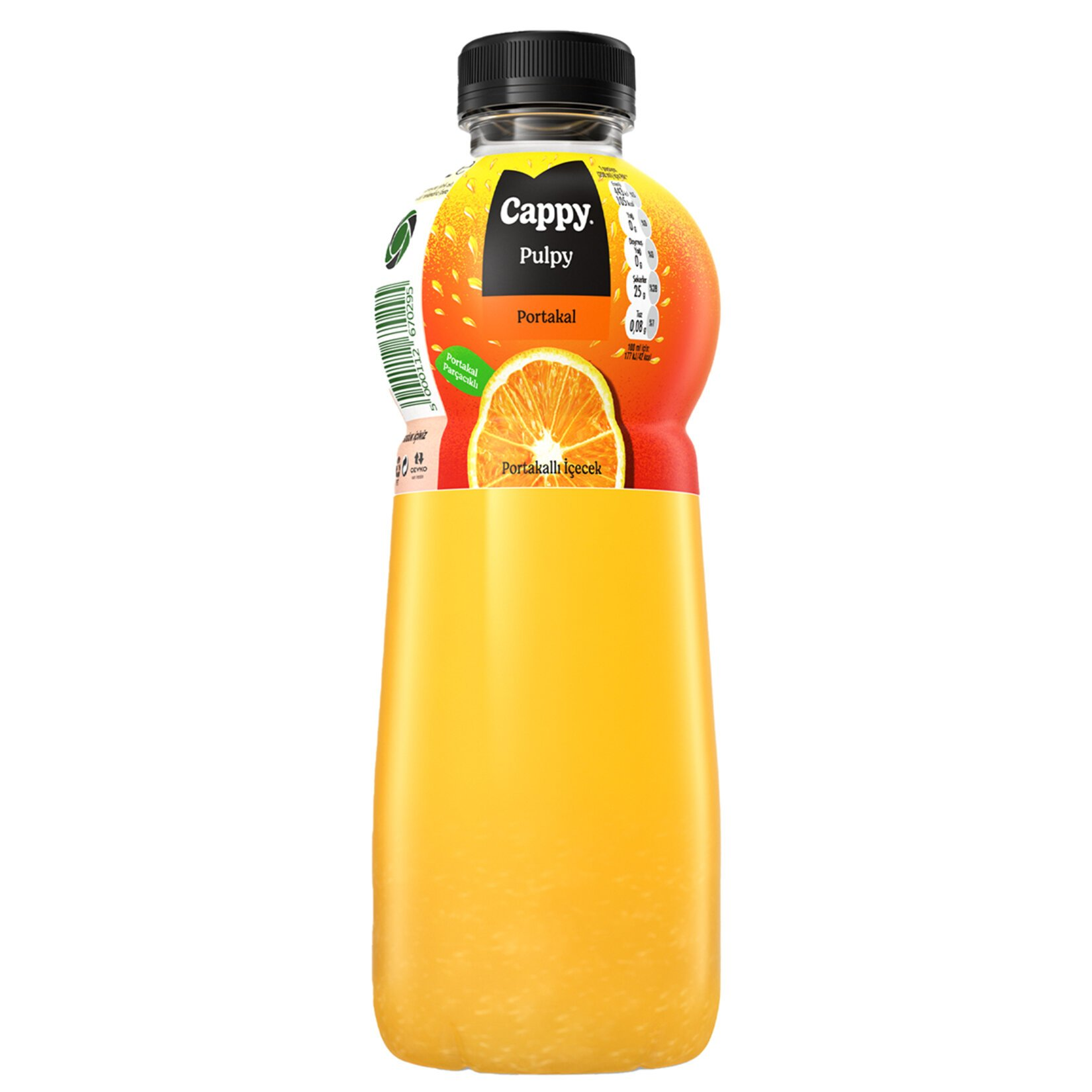 CAPPY PULPY PORTAKAL 1L