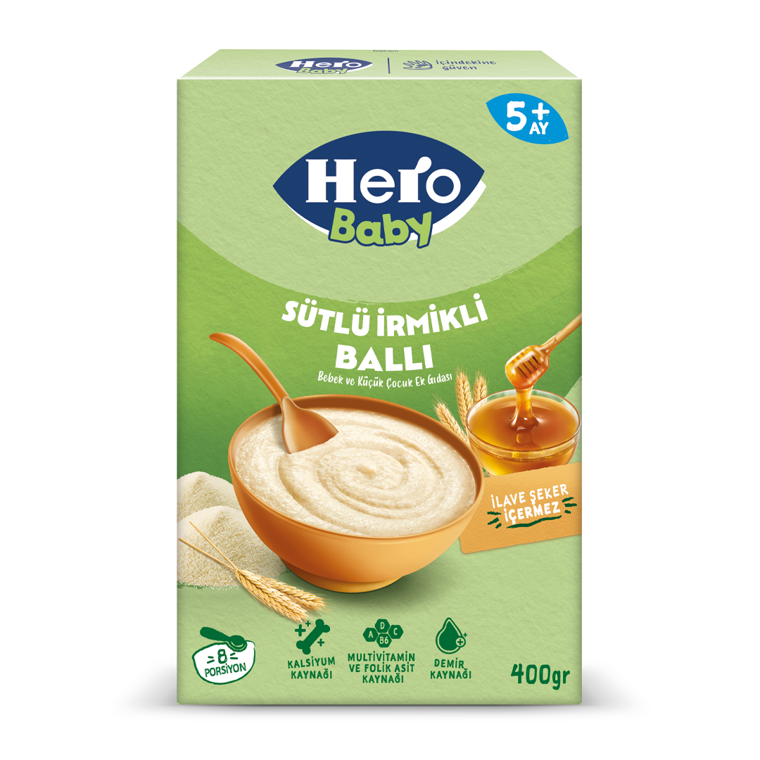 HERO SÜTLÜ BALLI IRMIKLI 400G