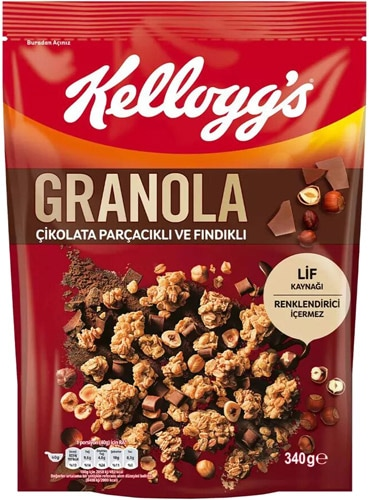 GRANOLA ÇIK.PARÇACIKLI 340 GR