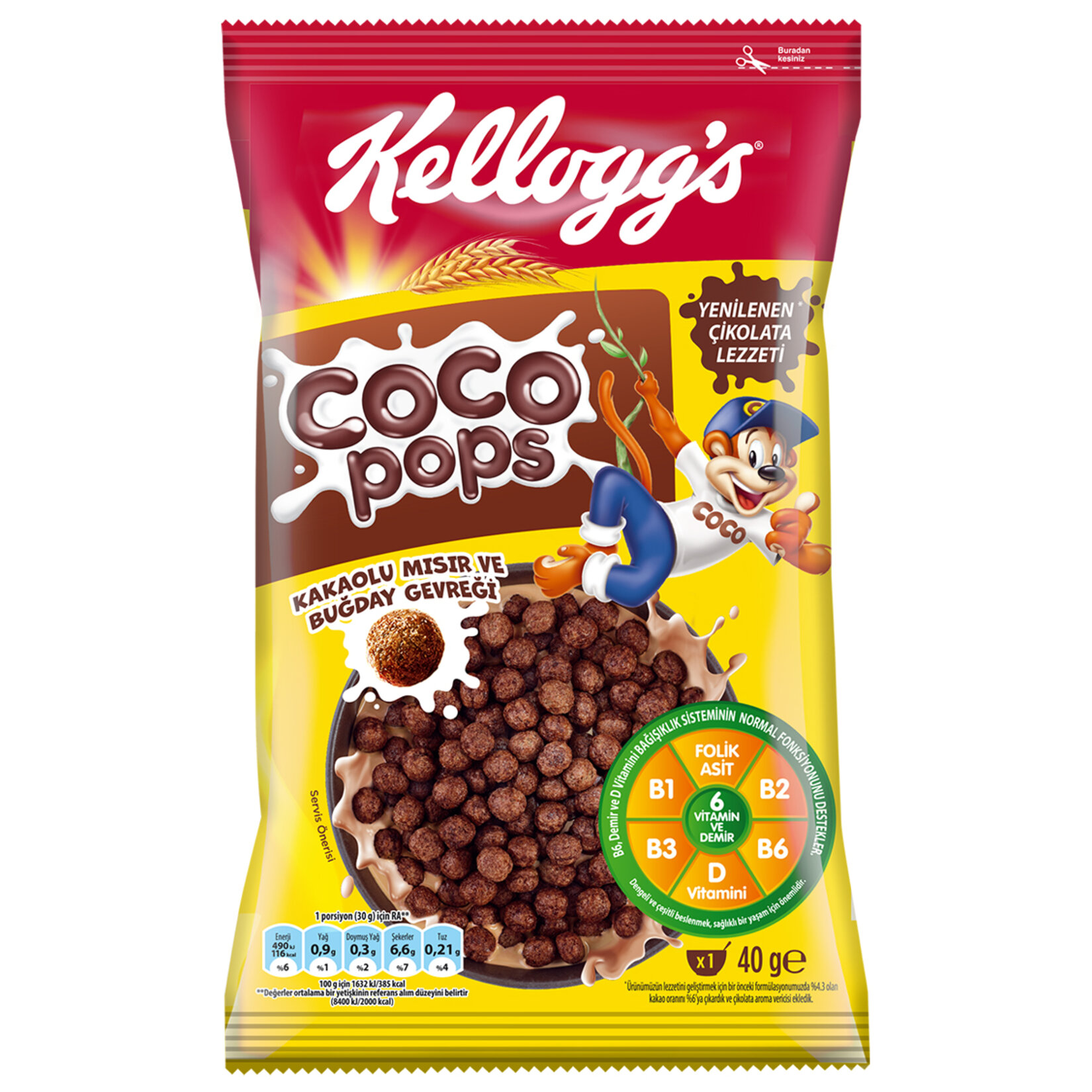 COCOPOPS ÇOKOTOP 40G