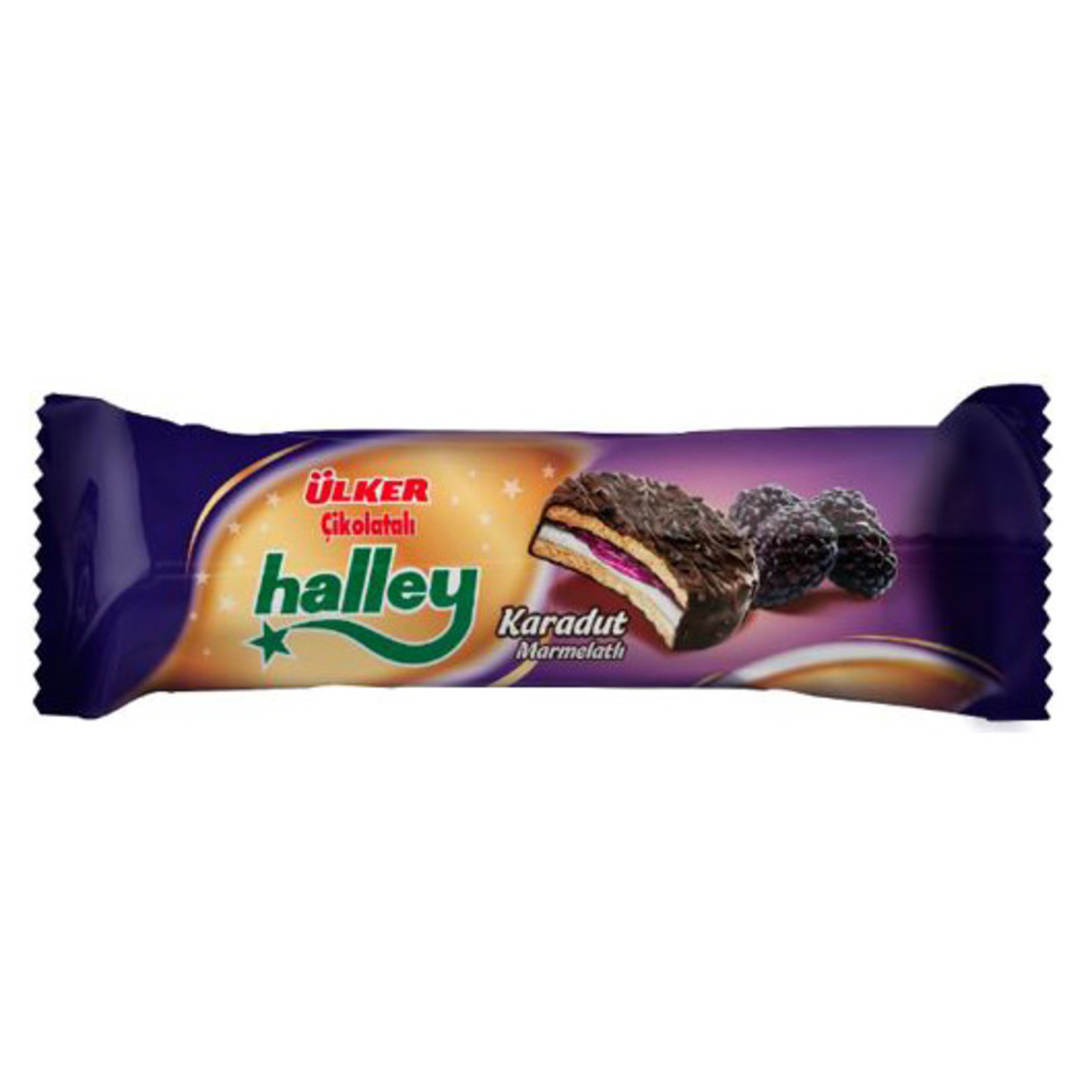 ÜLKER HALLEY KARADUT MARMELATLI 74G