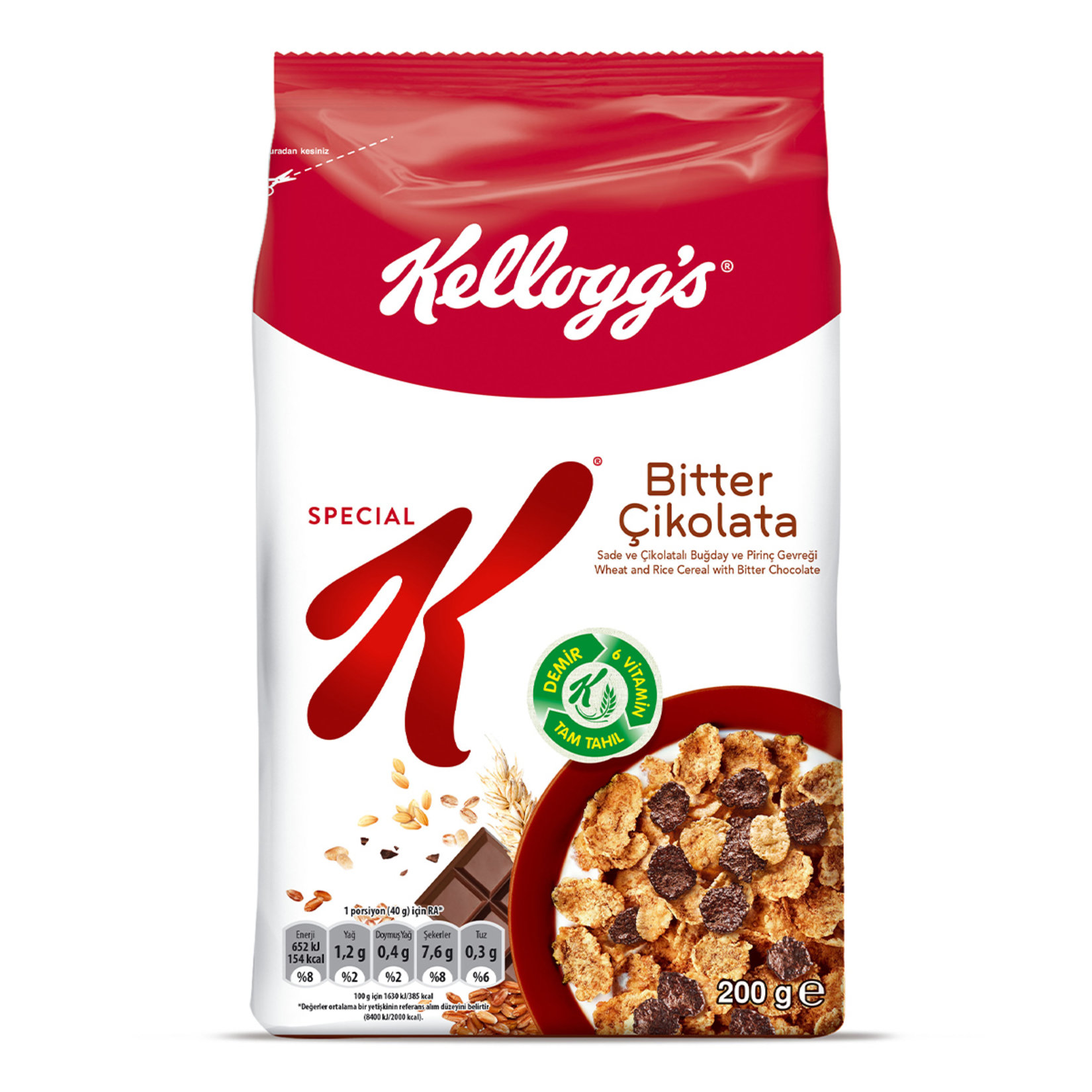 KELLOGS K BITTER ÇIK 200 GR