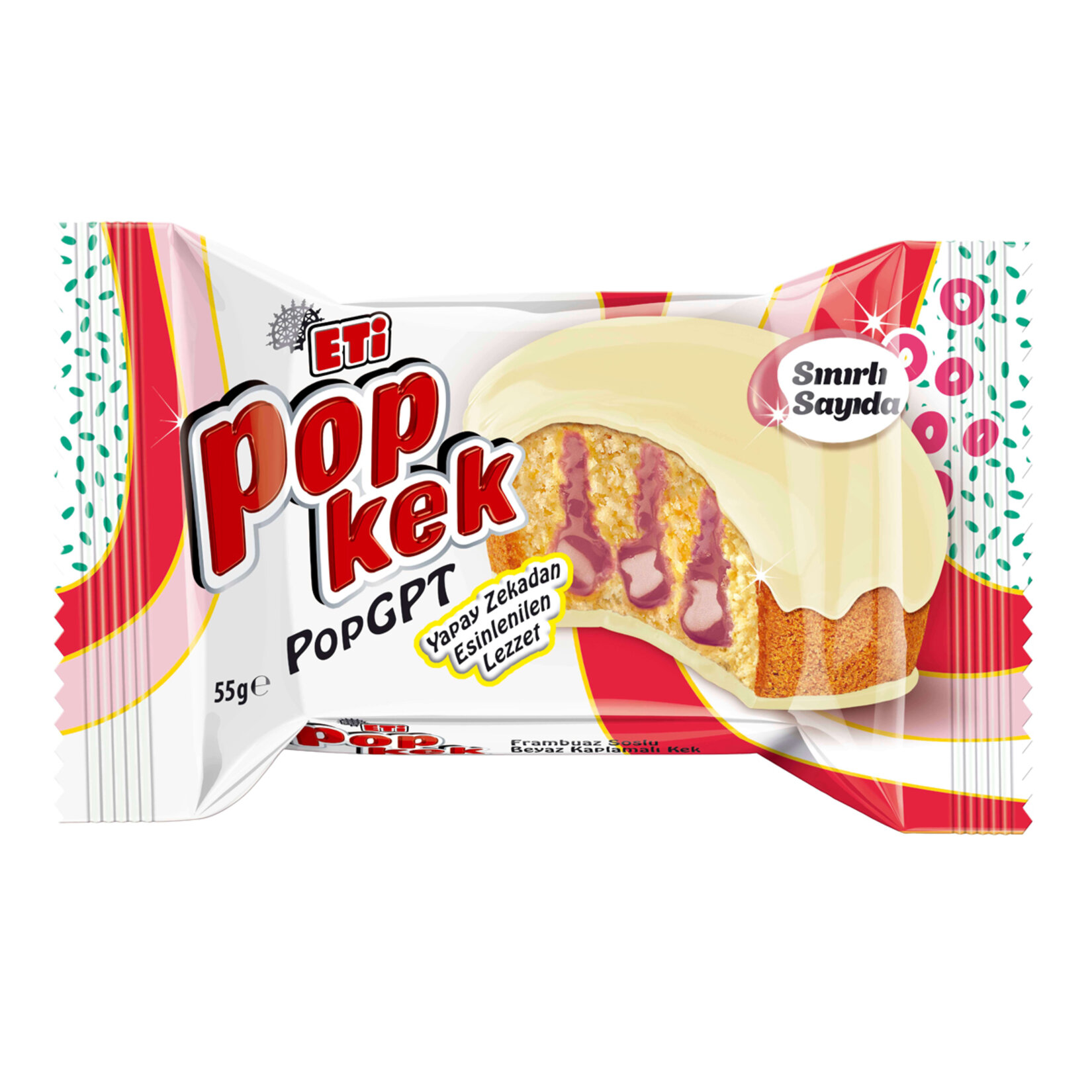 ETİ POPKEK FRAMBUAZ CHEESECAKE 55 G