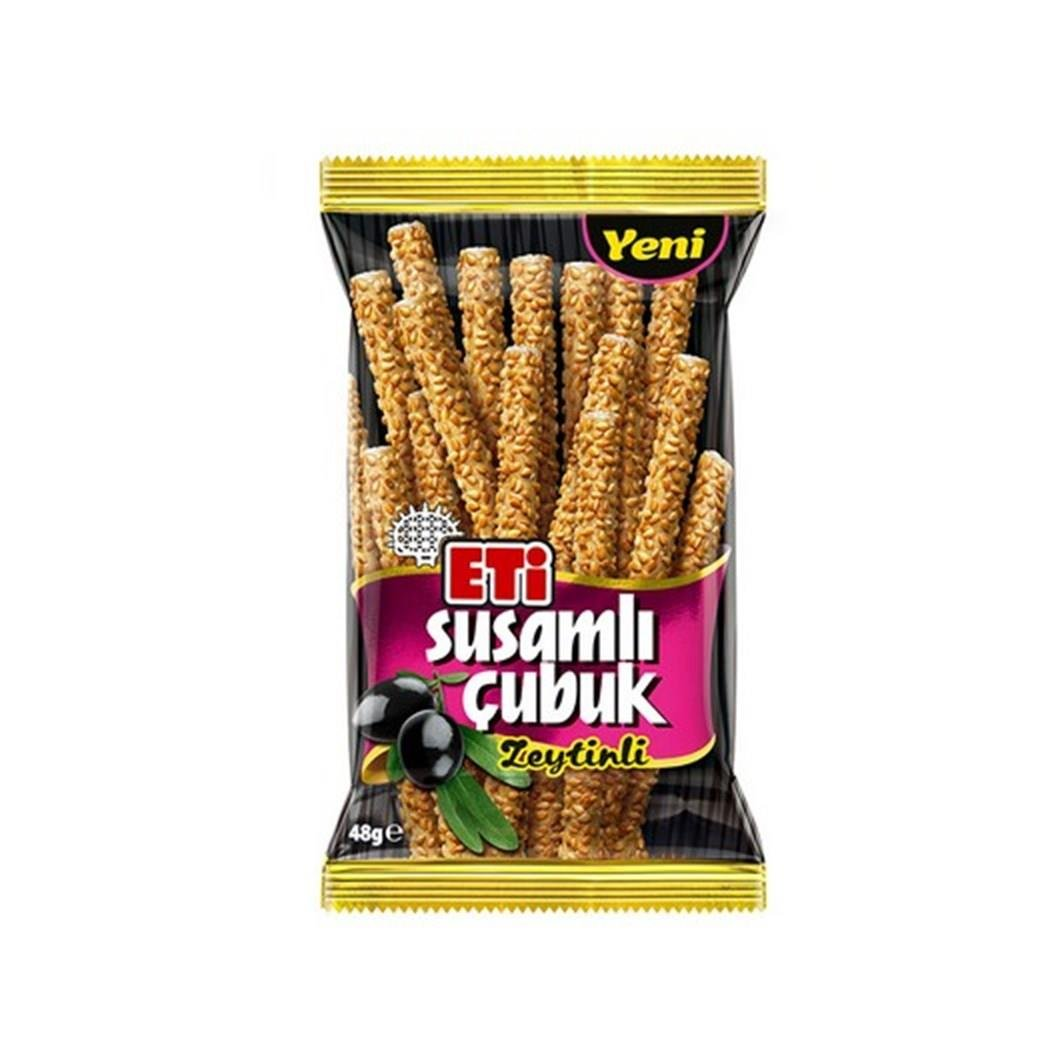 ETİ SUSAMLI ZEYTİNLİ ÇUBUK KRAKER 48 G