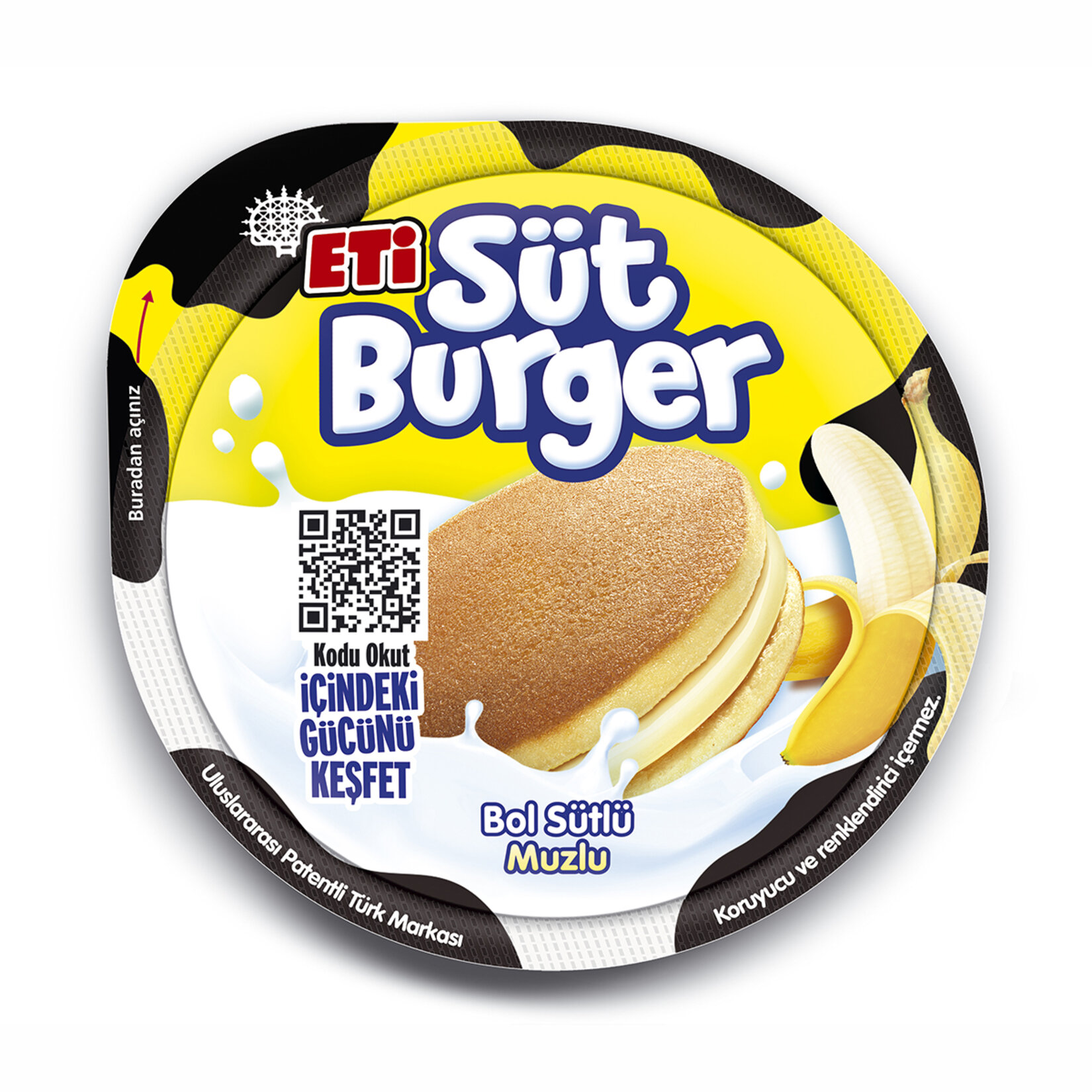ETİ SÜT BURGER MUZLU 35 G
