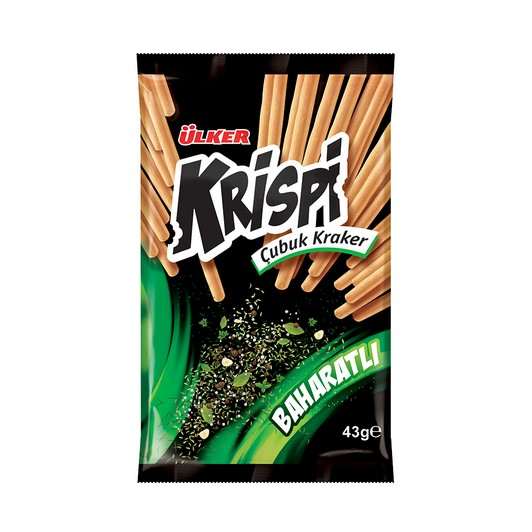ÜLKER KRİSPİ ÇUBUK KRAKER BAHARATLI 43 G
