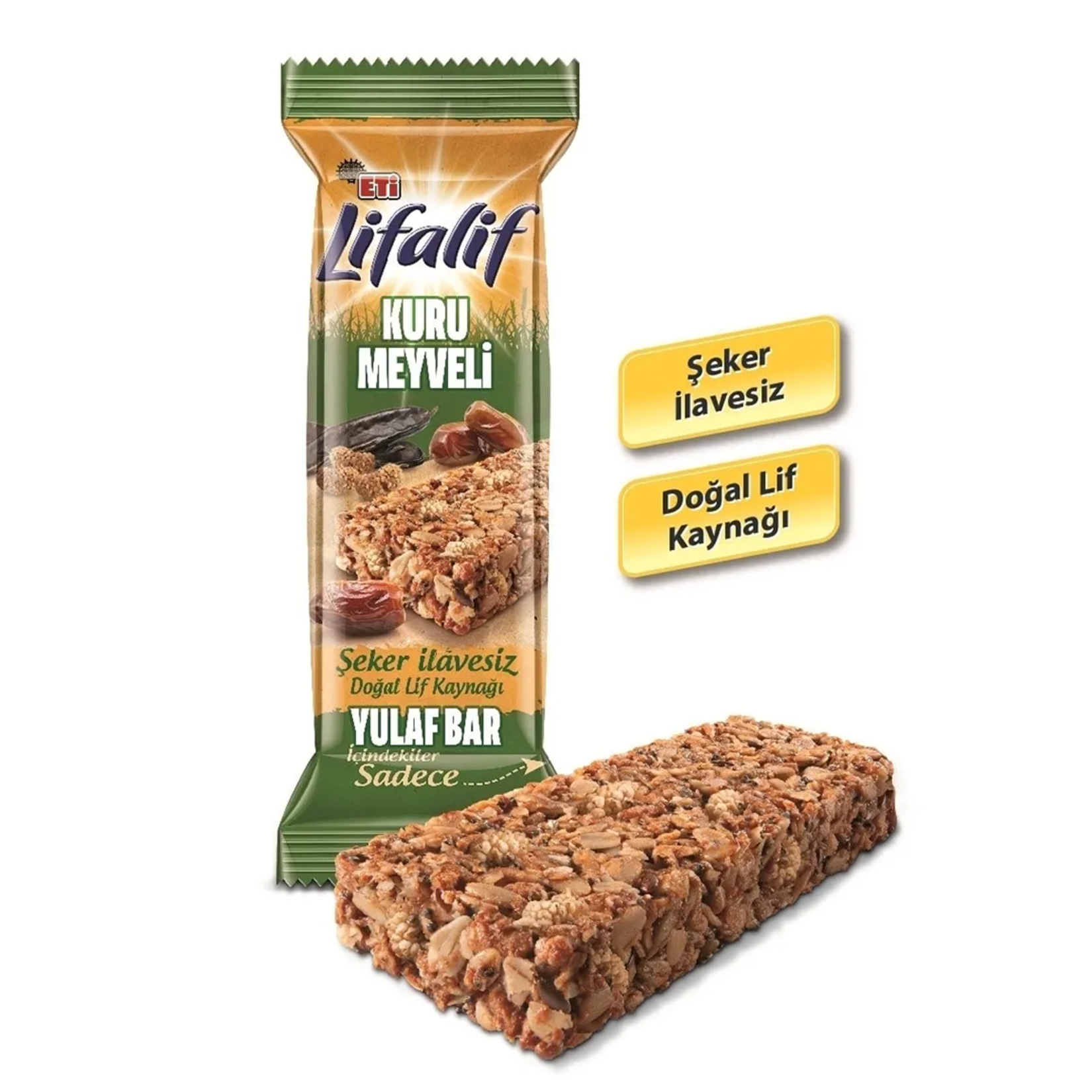 ETİ LİFALİF KURU MEYVELİ YULAF BAR 35 G