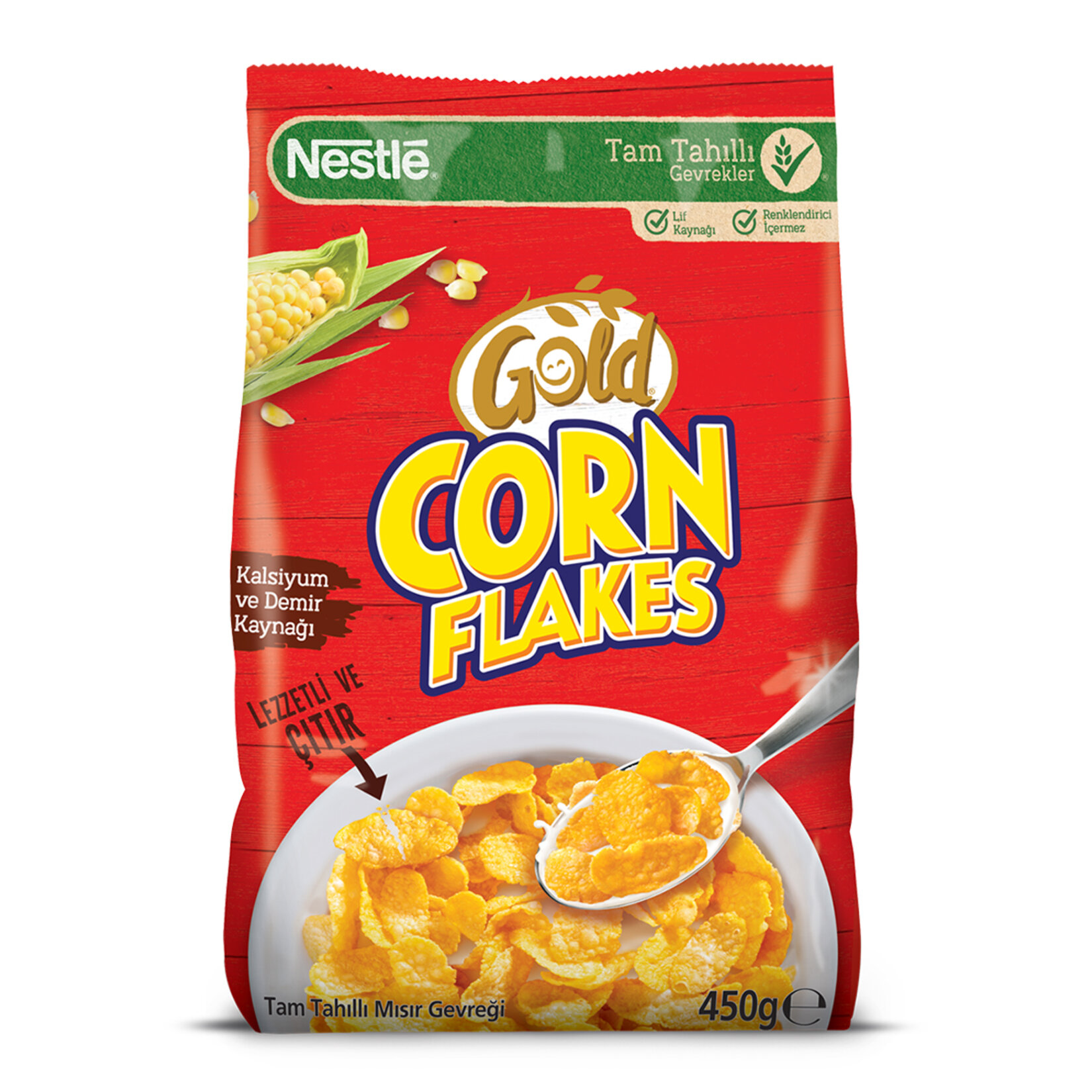NESTLE GOLD CORN FLAKES TAM TAHIL MISIR GEVREĞİ 450 G